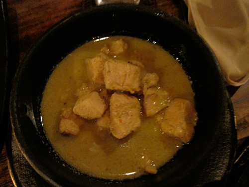 サテ バリの鶏肉スープ